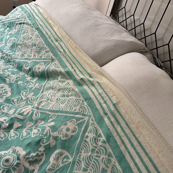 Pottery Barn full size duvet, cover and matching sham - Picture 5 of 6